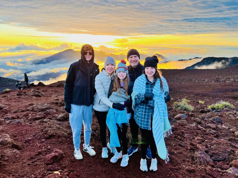 Haleakala Crater Sunrise Above The Clouds Maui Hawaii