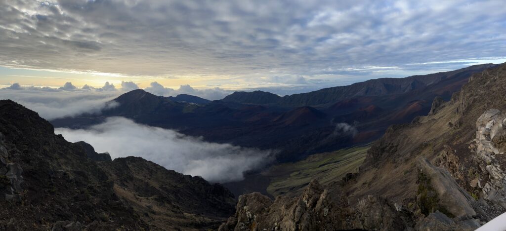 Haleakala Crater in Maui, Hawaii