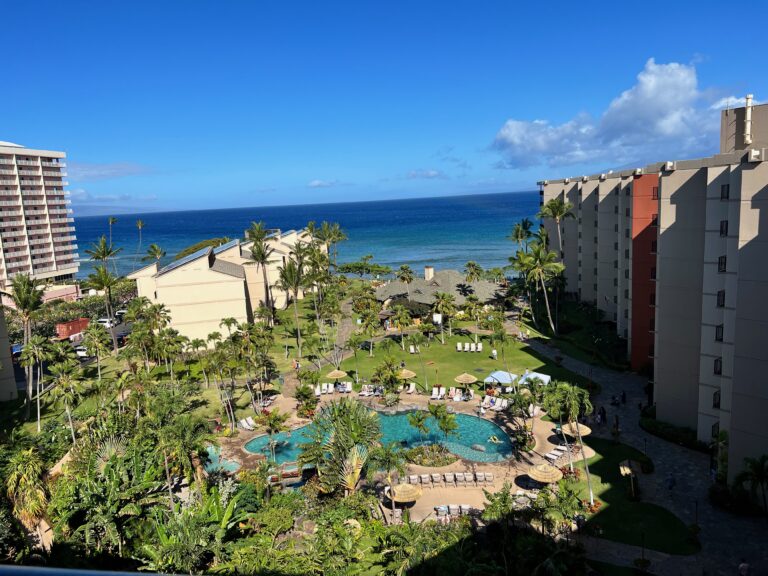 Ka'napali Shores Maui Hawaii balcony view