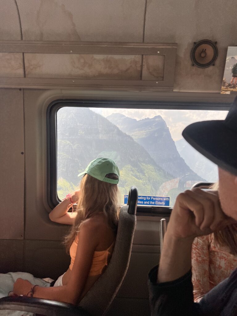 Going To The Sun Road Shuttle in Glacier National Park Montana