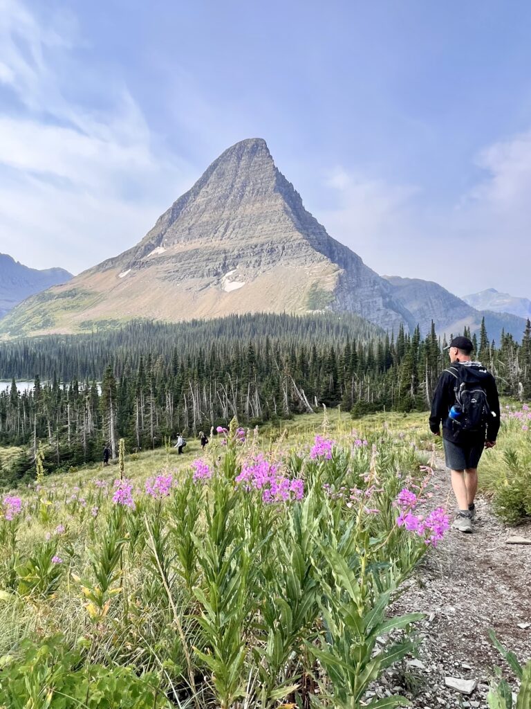 Hidden Lake in Glacier National Park, Montana