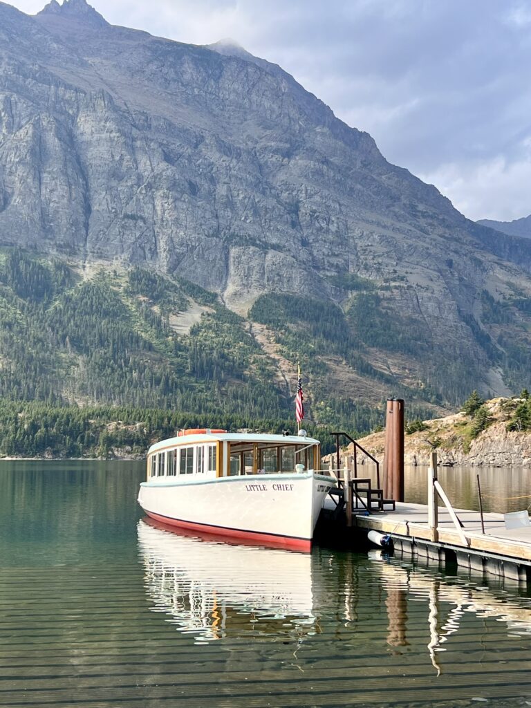 St. Mary Lake Boat Tour in Glacier National Park Montana