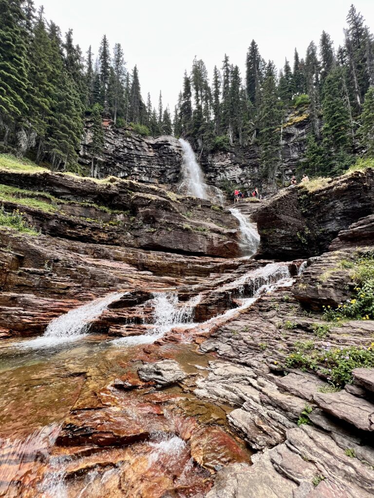 Virginia Falls in Glacier National Park, Montana