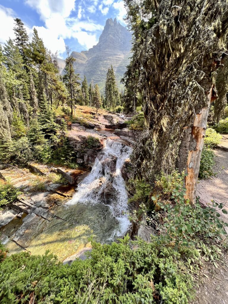 Virginia Falls in Glacier National Park, Montana