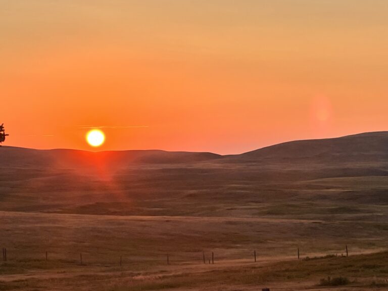 Sunset in Montana