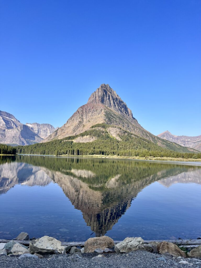 Swiftcurrent Lake in Glacier National Park, Montana