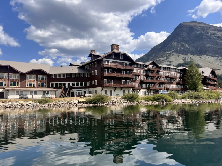 Many Glacier Hotel in Glacier National Park, Montana