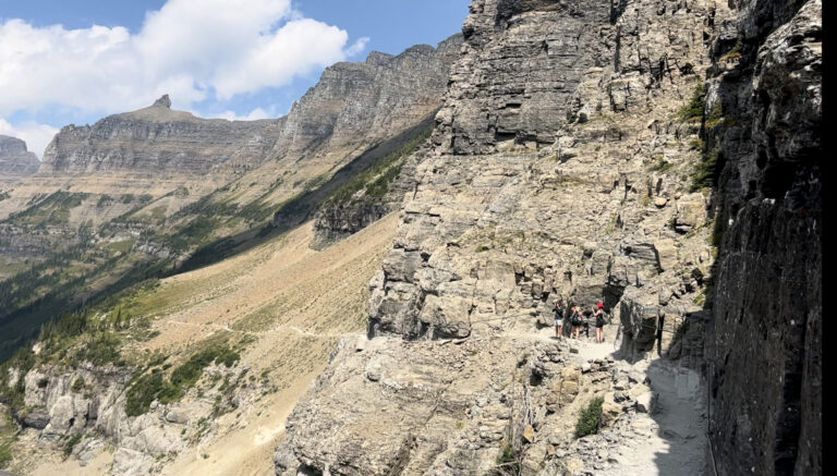 Hiking Highline Trail in Glacier National Park Montana