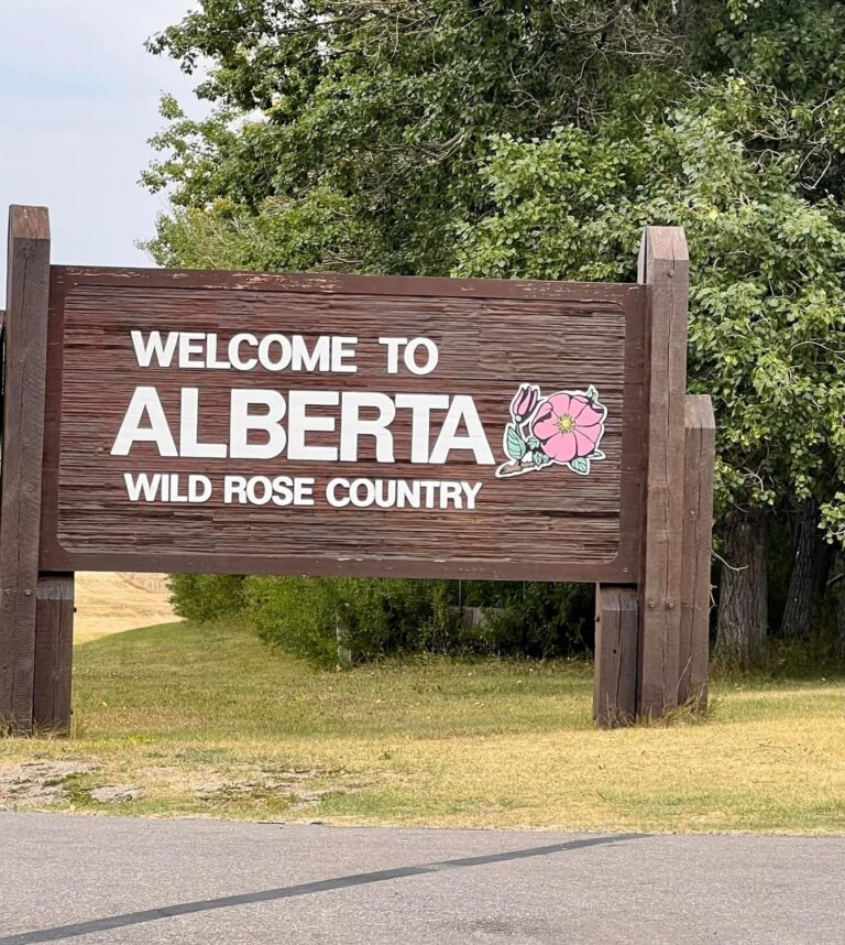 Welcome to Alberta Canada Sign