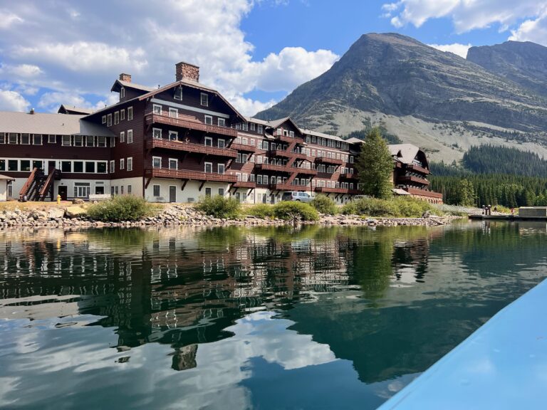 Many Glacier Hotel in Glacier National Park, Montana