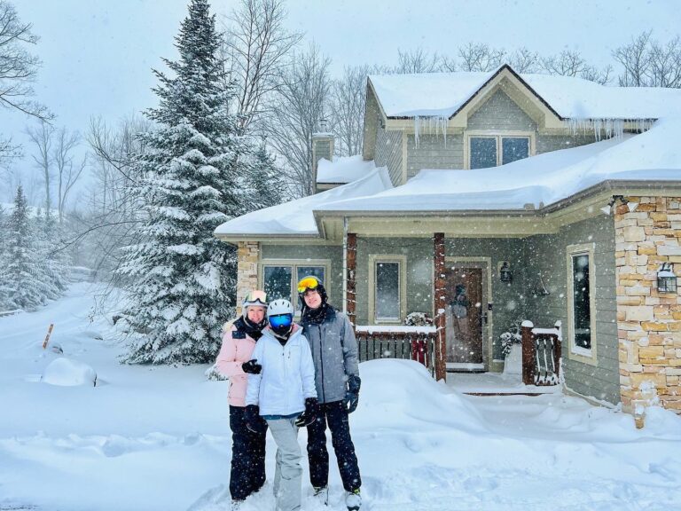 Snowy House in Deep Creek Maryland