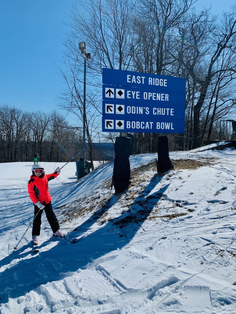 Skiing in Winter at Deep Creek Lake