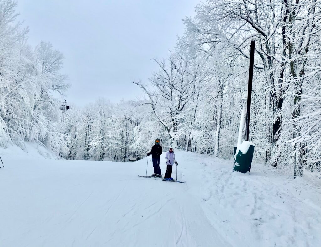 Fresh Powder For Skiing in Winter at Deep Creek Lake