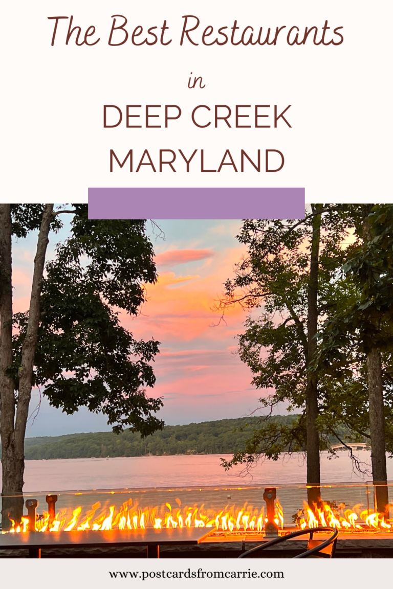 Best Restaurants in Deep Creek Lake, Maryland by Postcards From Carrie