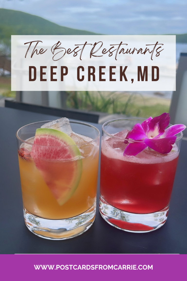 Best Restaurants in Deep Creek Lake, Maryland by Postcards From Carrie