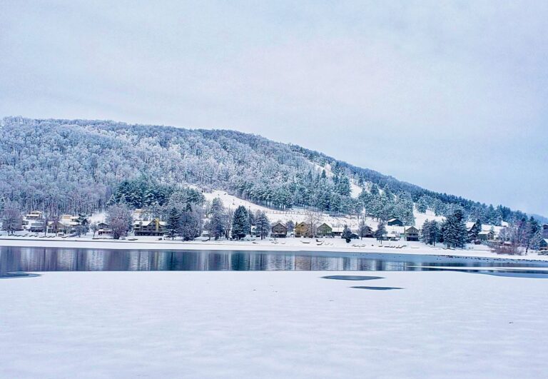 Deep Creek Lake In Winter