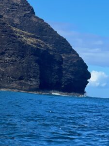 King Kong silhouette on the Na Pali Coast in Kauai