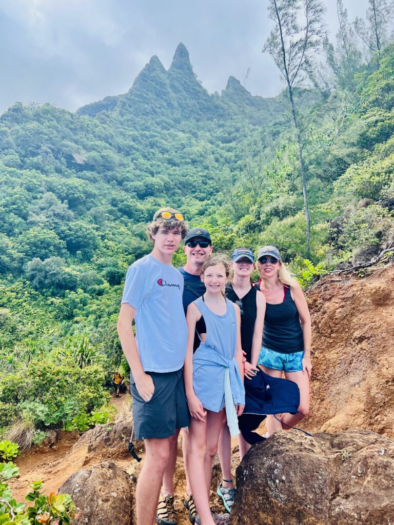 Lush Peaks of Na Pali Coast on the Kalalau Trail