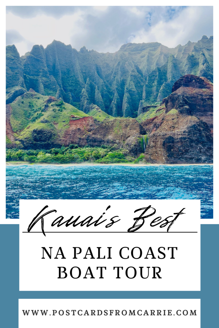 Best boat tour of the Na Pali Coast in Kauai by Postcards From Carrie