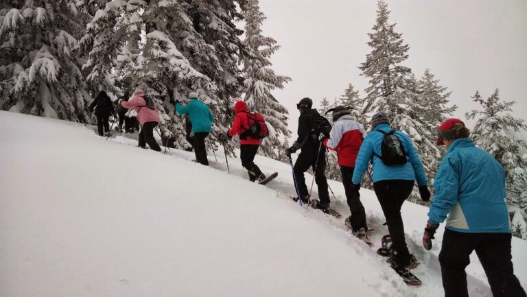 snowshoeing in Deep Creek Maryland