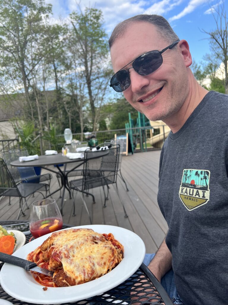 Outdoor Dining at Dutch's at Silver Tree restaurant in Deep Creek, Maryland