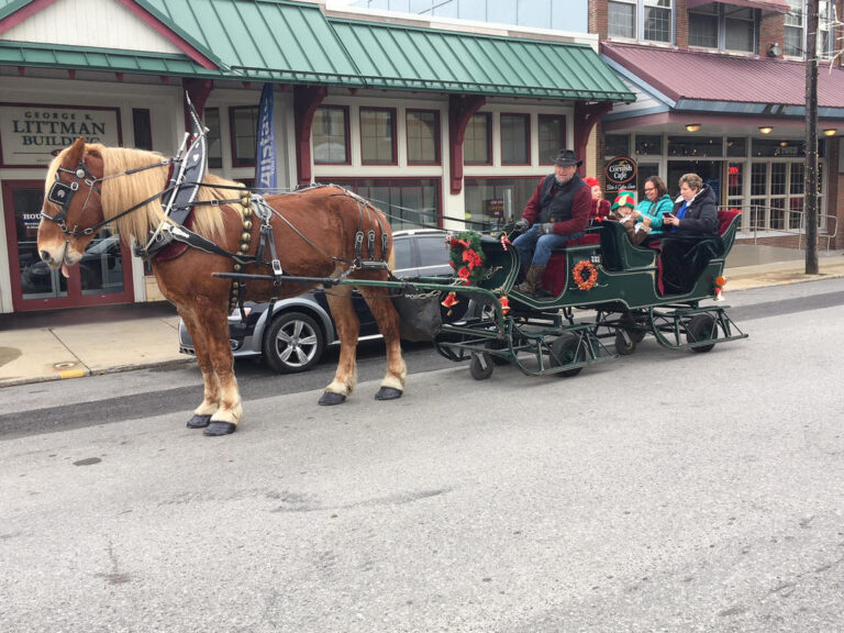 A Great Small Town Christmas in Deep Creek during winter