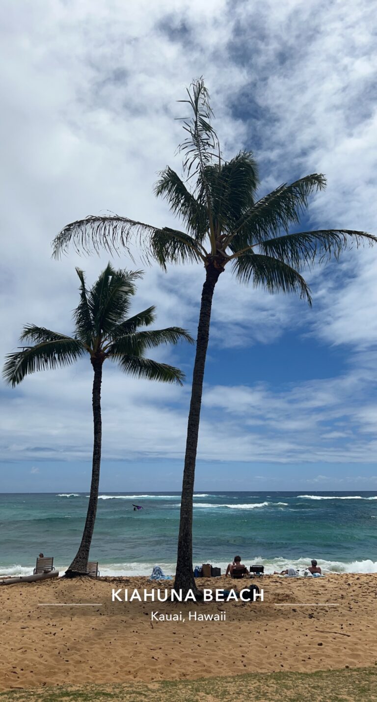 Kiahuna Beach in Kauai