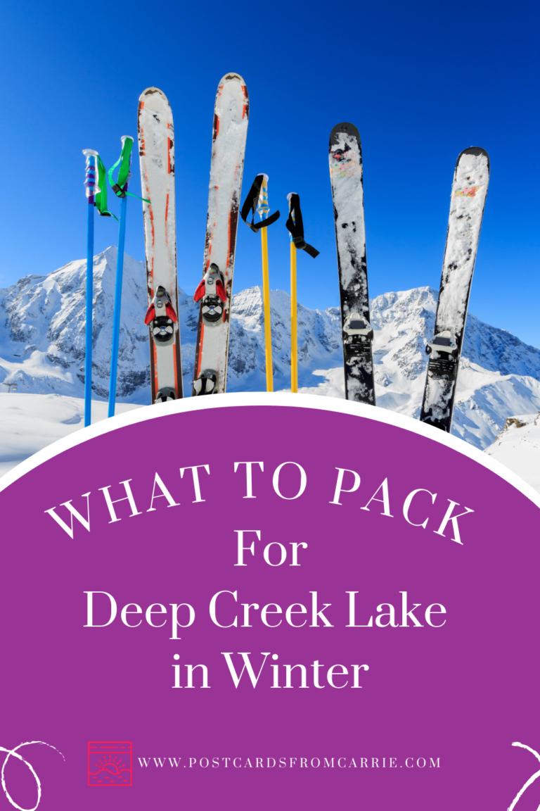What to pack for Deep Creek Lake in Winter