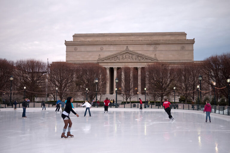 Sculpture Garden Ice Rink in Washington DC