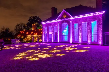 Christmas Illuminations at Mt. Vernon in Washington DC