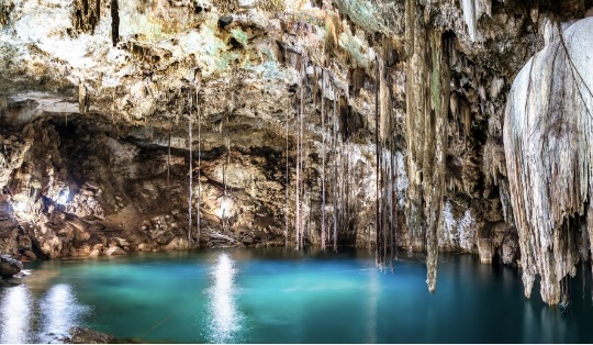 Swimming in Cenotes is one of the top things to do for teens in Cancun, Mexico