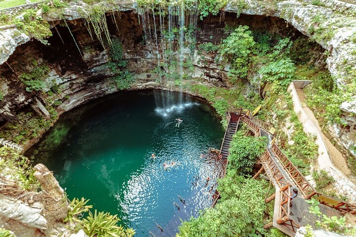 Swimming in Cenotes is one of the top things to do for teens in Cancun, Mexico