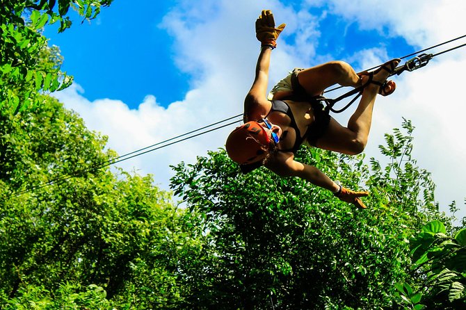 Zip-Lining is a top thing to do for teen families in Cancun Mexico