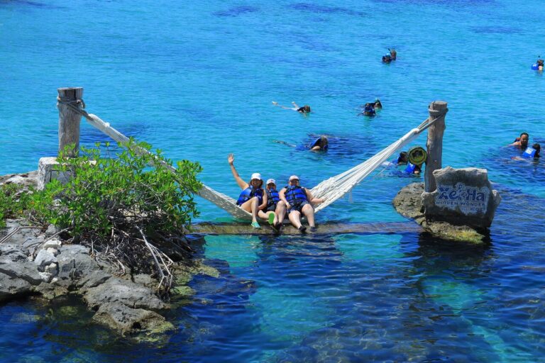 Xel-Ha Natural Aquarium is a top thing to do in Cancun for teen families