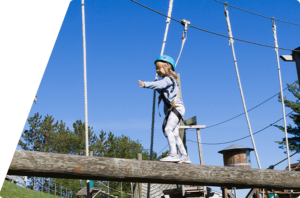 Chipmunk Challenge Ropes Course in Deep Creek