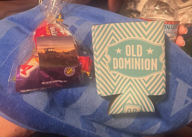 Free swag from free Old Dominion Concert at CMA Fest in Nashville