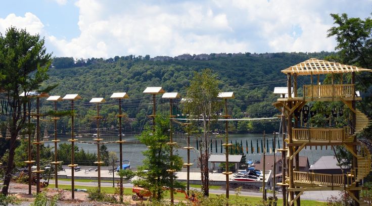 Monkey Business Ropes Course in Deep Creek Lake MD