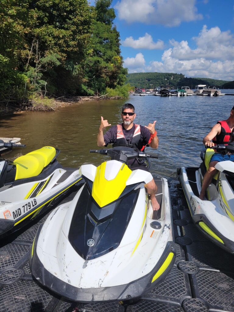 Rent Jet Skis in Summer at Deep Creek Lake