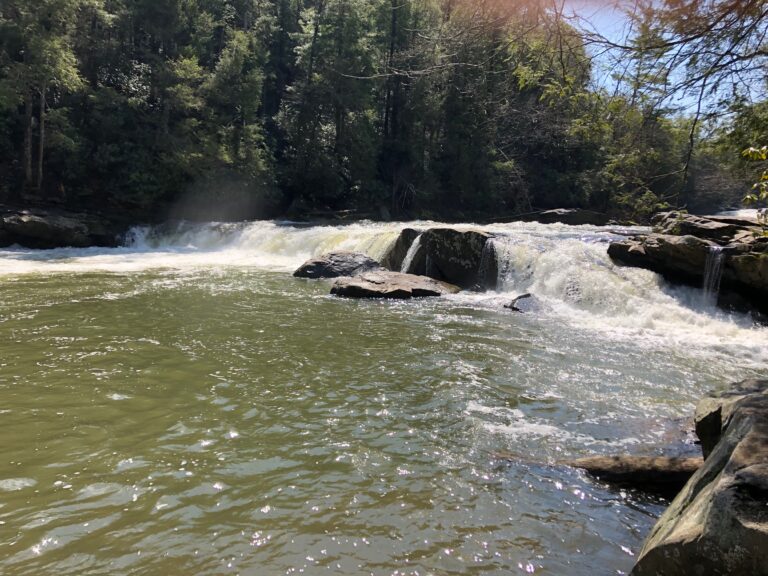 Swallow Falls Canyon Trail in Deep Creek