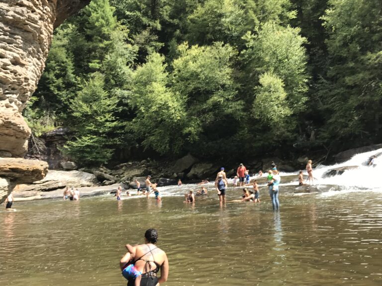 Summer at Swallow Falls in Deep Creek Lake, Maryland