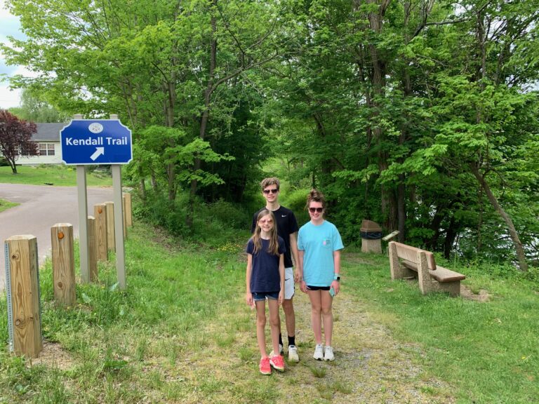 The Kendall Trail hiking trail in Deep Creek Lake, Maryland