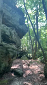 The Rock Maze hiking trail in Deep Creek Lake Maryland