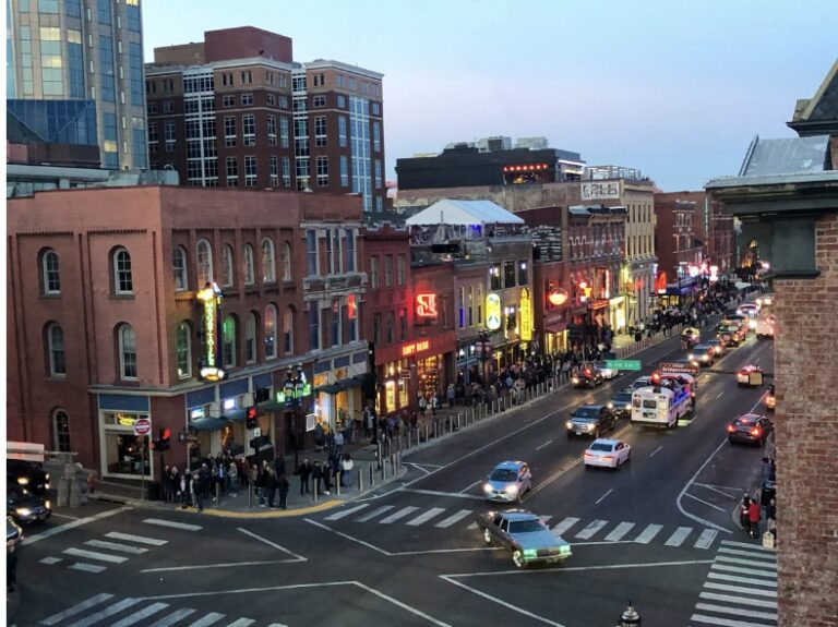 Broadway is one of the top things to do in Nashville Tennessee