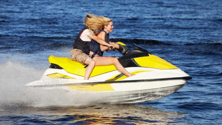 Jet Skis in Deep Creek Lake, Maryland