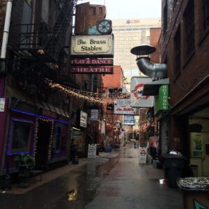 Printers Alley in Nashville Tennessee