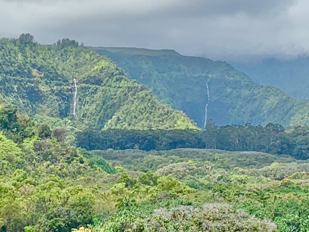 Wailua Valley Lookout on the Road to Hana in Maui, Hawaii