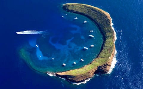 Molokini Crater in Maui, Hawaii