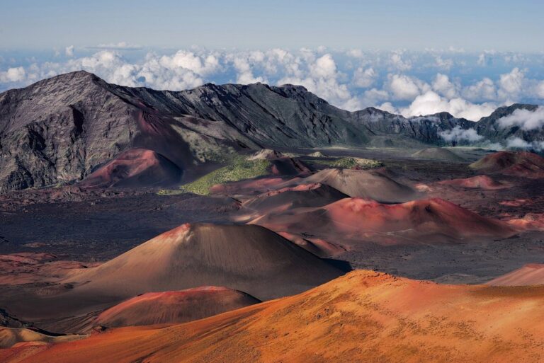 Haleakala Crater in Maui, Hawaii