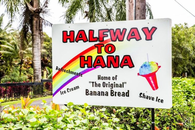 Halfway to Hana Food stand on Road to Hana in Maui
