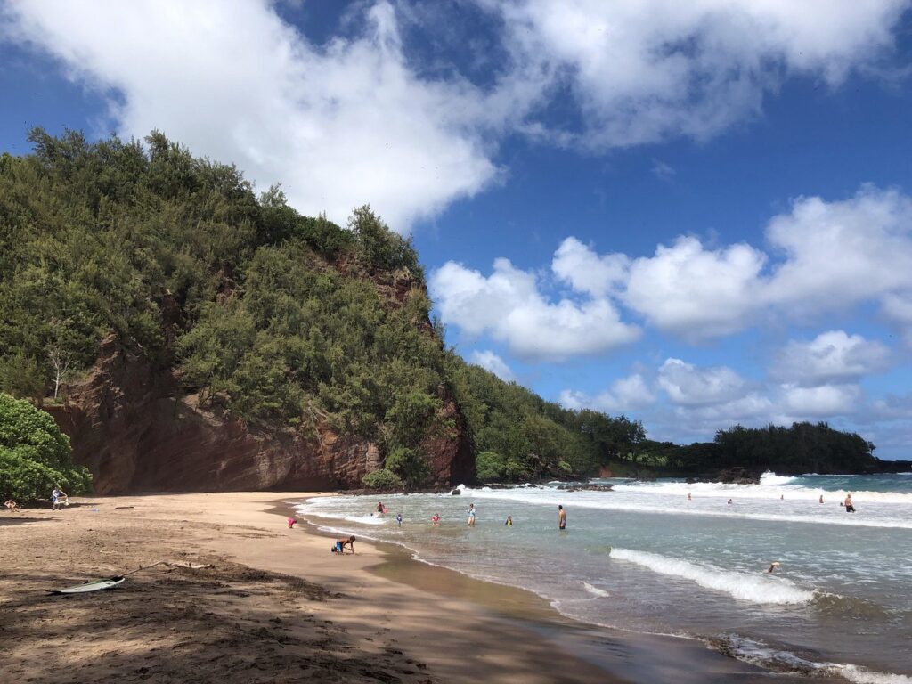 Koki Beach in Maui, Hawaii on the Road to Hana
